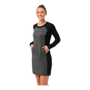 Smartwool Black and Gray Long Sleeve Dress